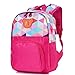 Vbiger Toddler Backpack Kids' Cartoon Carrying Bag Schoolbag (Rosy)