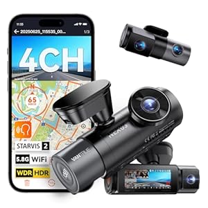 4カメラ ドライブレコーダー VANTRUE N5S 360度 ドラレコ