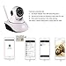 WiFi IP Security Camera,Wireless Baby Monitor,Pet Camera w/ 2 Way Audio Talkback Pan Tilt Night Version Motion Detection,720P HD Video ONVIF P2P Webcam for Indoor Home Office,w/ Smart Phone and PC APP