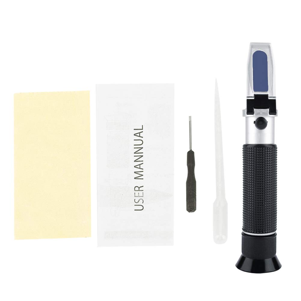 TOPINCN Portable Refractometer Hand Held Professional 0~10% Brix Refractometer Specific Food Jam Beer Milk Fruit Sugar Meter Tester