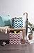 DII Non Woven Polyester Storage Bin, Chevron, Rose, Small Set of 2