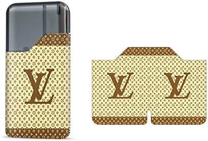 Suorin Air Decal Protective Sleeve | Suorin Air Skin | Suorin Air Sticker | Suorin Air Wrap (Lou V Tan Gold)