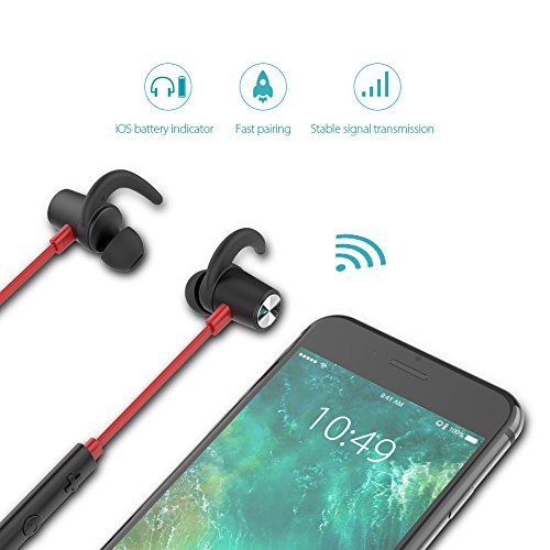 image for Bluetooth Headphones, dodocool Wireless 4.1 Sports Earphones with Magn