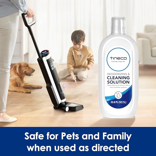 Floor Cleaning Solution 1L (16.9 Fl Oz × 2 Pack), Compatible with Tineco i5/i6 Stretch FLOOR ONE S5/S6/S7/S9, S6/S7/S9 Master & Breeze Series Wet Dry Vacuum