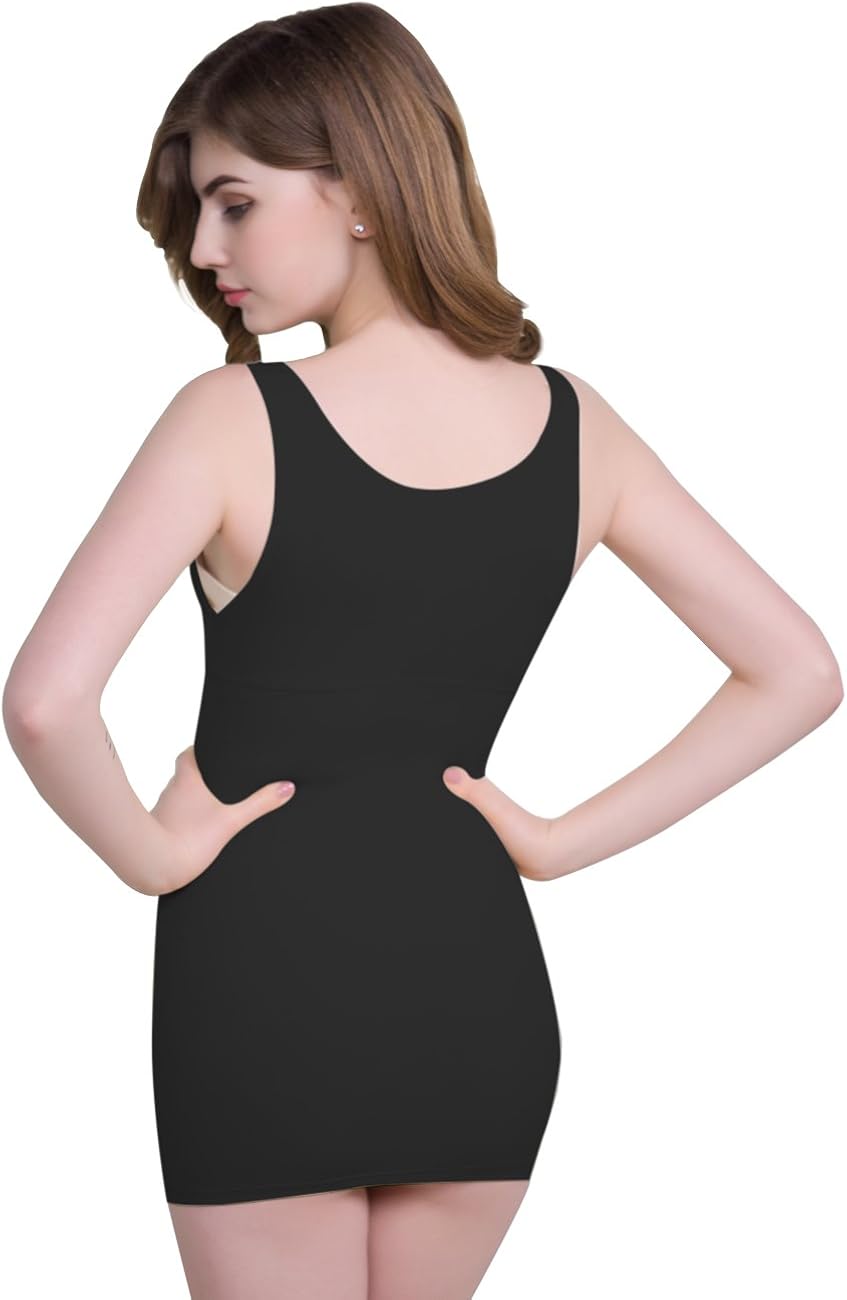 Everbellus Womens Tummy Control Shapewear Tank Top Seamless Body Shaper at  Women’s Clothing store