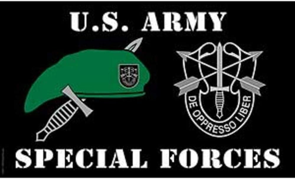 FindingKing U.S. Bandera de Las Fuerzas Especiales del ejército 3 pies