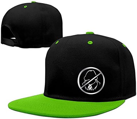 No Dickhead Stupid Rude Platinum Style Baseball Snapback Hat KellyGreen