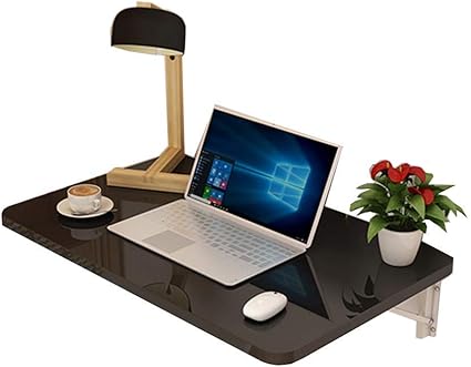 Jhuen Support Mural En Metal Pour Table De Salle A Manger Pliante Avec Table De Cuisine Noire Et Peinture Taille 100 40cm Amazon Fr Sports Et Loisirs