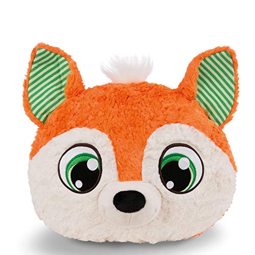 NICI Schlafmützen Fuchs Finjo, Kuscheltier Jungen, Mädchen & Babys, Flauschiges Kuschelkissen für Kinder ab 12 Monaten, Weiches Stofftier-Kissen I 43953, Orange, 1 Stück (1er Pack)