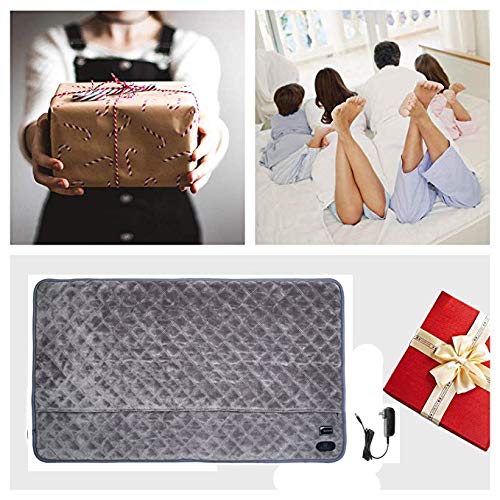 Large Heating Pad for Neck, Back Pain, Abdomen, Shoulder, Waist - 36''x20'Electric Heating Pad Machine Washable Auto-Off Timer - Thumbnail 6