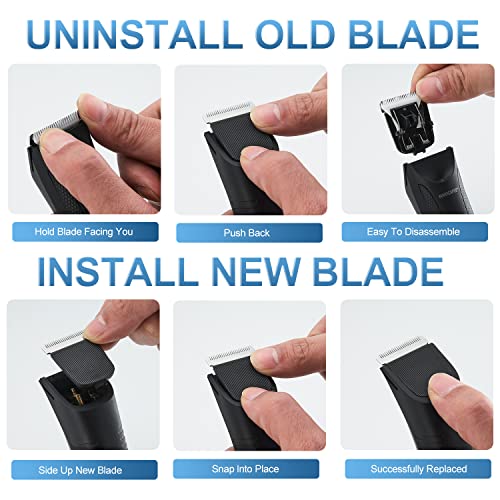 2 Pack Replacement Blade for Manscaped the Lawn Mower Electric Groin