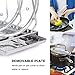 Lifewit Adjustable Pan Rack Pot Lid Holder, Cookware Bakeware Holder for Cabinet Worktop Storage, 18/10 Stainless Steel