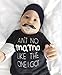 AN'T No Mama Like The One I Got Fun Letters Print Baby Summer Soft Short Sleeve Top