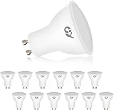 GY GU10 LED Bulbs 4000K Neutral White 8W 800lm Pack of 12 120° Non-dimmable