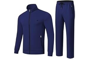 yuyangdpb Men's Tracksuits 2 Piece Full Zip Sports Sweatsuit Casual Jogging Suits