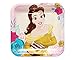 Amscan 551698 Disney Beauty And The Beast Birthday Square Paper Plates, 9