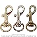 SaSarili Adjustable Replacement Cross Body Handbag Purse Strap Black 0.6 inch wide, 43-51 inch long with Brass Tone Hardware