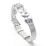 Fanstown Luke Calum accessories handmade titanium letter diamond heart wristband bracelet