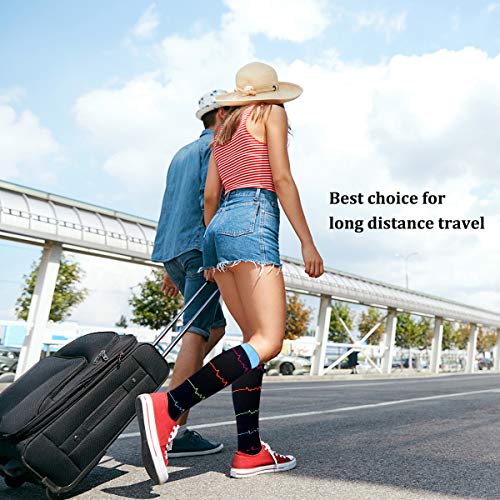 image for FuelMeFoot Compression Socks For Men & Women - 3/6 Pairs - Best for Ru