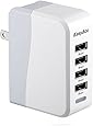EasyAcc 20W 4A 4-Port USB Wall Charger with Folding Plug and Smart Technology Travel Charger For iPhone 6 Plus, iPad, Samsung Galaxy S6 Edge, Tab