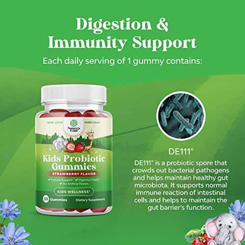 Immune Booster Kids Probiotic Gummies Bacillus Subtilis Probiotic for