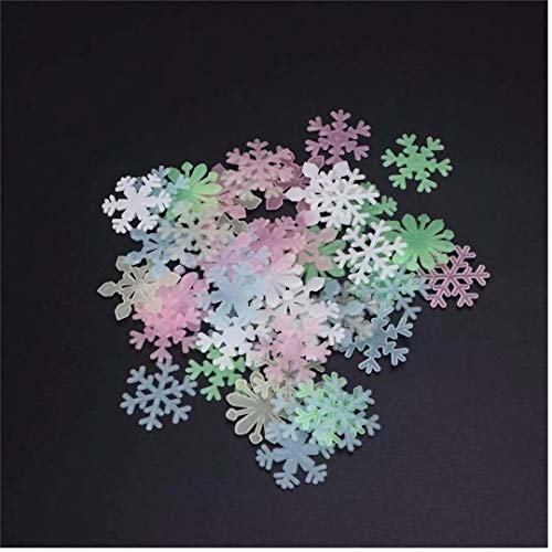 3 CARDEON+Luminous+Snowflake+Fluorescent+Wallpaper