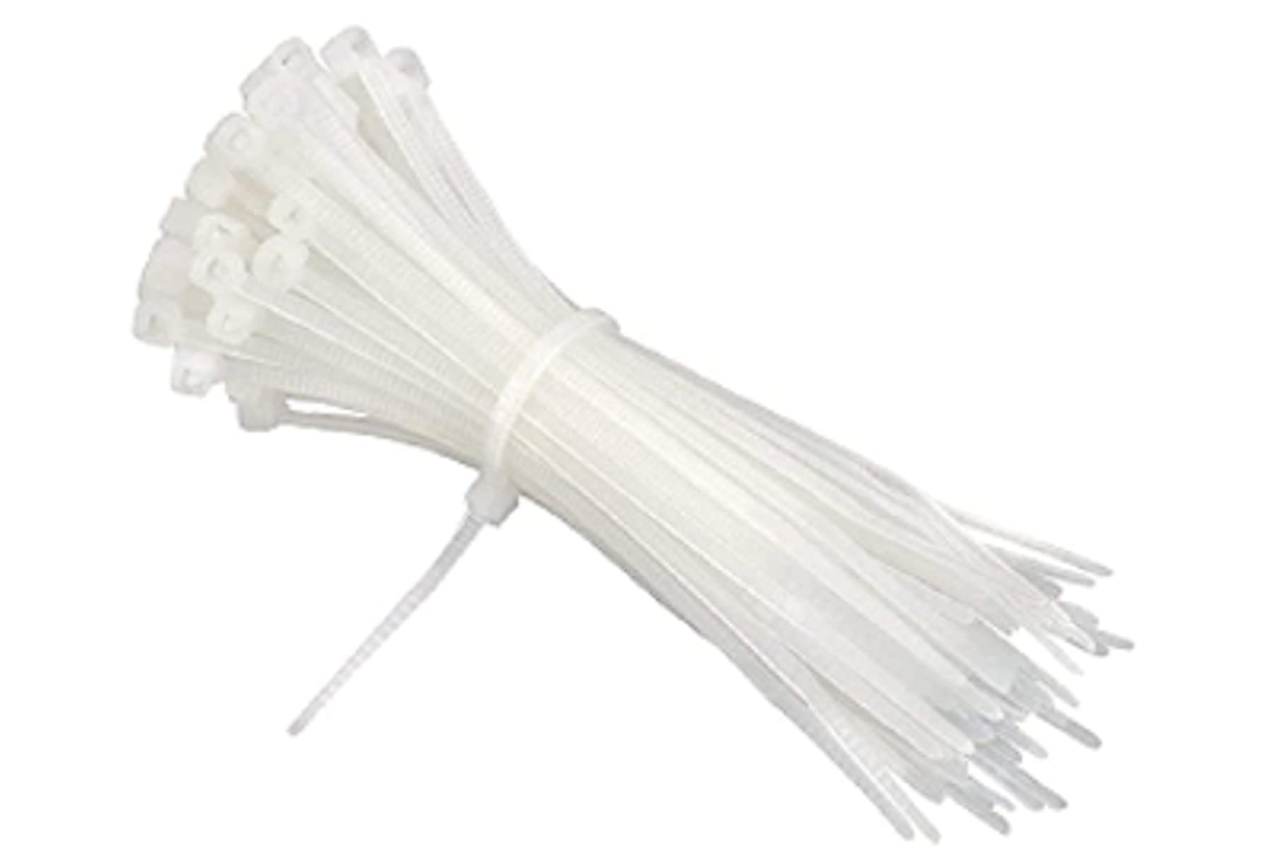 Cable Ties Electrician Nylon 3.6x100mm White 100pcs