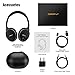 JIFFY J200 Active Noise Cancelling Bluetooth Wireless Headphones with Microphone Over the Ear, Comfortable Lightweight Protein Earpads foldable, Phone Volume Control 30 Hours Playtime for 3.5mm device