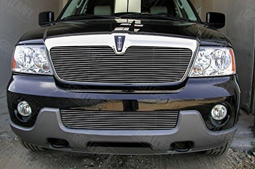 Grillcraft LIN3102-BAC BG Series Polished Aluminum Upper 1pc Billet Grill Grille Insert for Lincoln Navigator