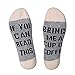 akiido If You Can Read This Please Bring Me a Beer Wine Coffee Pizza Socks Funny Saying Knitting Socks