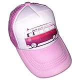 Sol Baby VW Bus Pink Trucker Hat-L-Pink