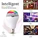 Wireless Bluetooth Speaker Smart LED Light Bulb - WEKSI Dimmable Multicolored Color Changing Lights Desk Lights Bar Sinks - Smartphone Free APP Controlled