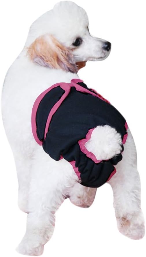 IPENNY Female Dog Nappies Reuseable & Quickly Dry Dog Wrap Diapers,Perfect for Female Dog In
