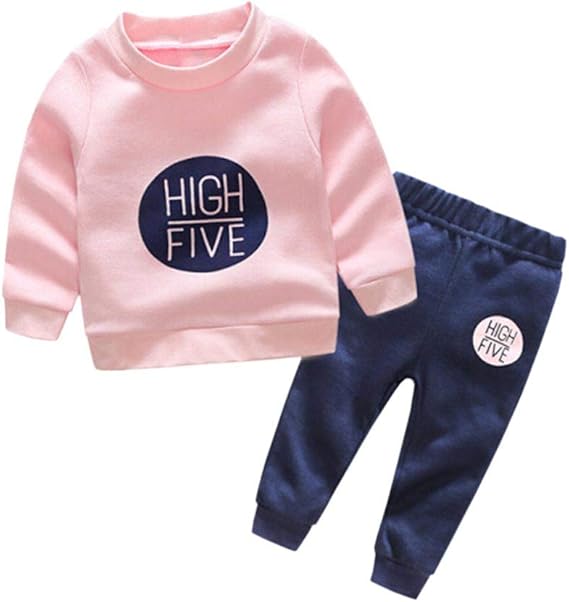 Amazon Co Jp Aikssoo ベビー服 こども服 上下ジャージ 女の子 トレーナー パーカー 長袖 春秋服 長ズボン ロングパンツ スポーツセット 服 ファッション小物