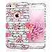 iPhone 6 Plus Case, iPhone 6S Plus Case, JoJoGoldStar Dual Layer Hybrid, Slim Fit Heavy Duty Plastic and Silicone TPU Hard Cover with Stylus and Screen Protector - Roses on Stripes