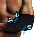 Light Weight Compression Gel Wrap For ELBOW Pain Relief. Reusable Cyro Cold Therapy Is Colder Than Ice For Long Lasting Pain Relief From Spasms, Swelling And Sore Muscles. Consistent Temperature.