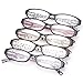 Kerecsen Reading Glasses Comb Pack of Multiple Classic Men and Women Readers Spring Hinge Glasses (5 Pack Mix Color, 1.75)