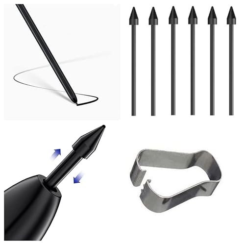 Tip Replacement Galaxy Tab S6 S Pen Nibs 6Pcs OEM Soft Tips,Galaxy