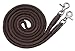 Tough 1 Royal King Deluxe Flat Roping/Contest Reins, Brown , 3/4