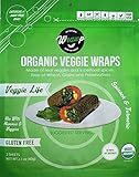 Organic Veggie Wraps - Mini Veggie Life Wraps by Wrawp | Perfect for Wraps, Sandwiches, Crackers, Side Bread or a Simple Snack