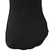 Fitliva Black Tube Socks Bulk Socks for Women Men Baseball Team Uniform Sports Socks (12pairs-Black)