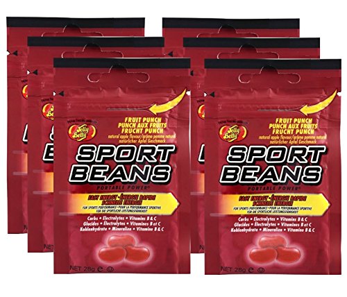 Jelly Belly Sport Beans - Fruit Punch - 6 Pack Jelly Belly Sport Beans - Fruit Punch - 6 Pack