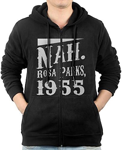 Men's Unique Nah Rosa Parks 1955 Awesome Hoodies Sweatshirt.