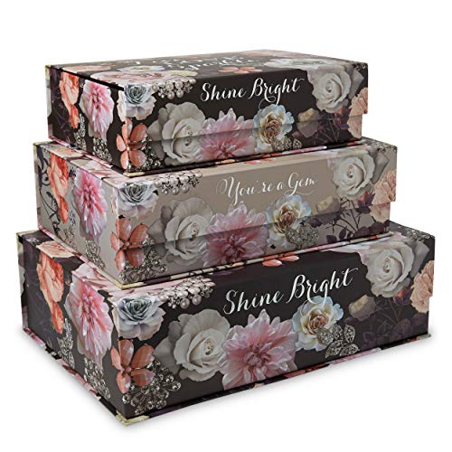 TriCoastal Design Decorative Nesting Storage Boxes with