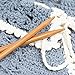 YYaaloa Pack of 18 Sizes 36 set 13.8'' (36cm) Straight Bamboo Knitting Needles Set Kit, 2.0MM-10.0MM (36cm)