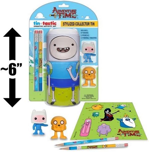 Finn ~6" Collector Tin &amp; Creative Activity Set: Adventure Time x Funko Tin-Tastics Collector Set