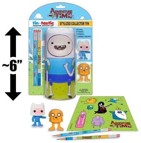 Finn ~6" Collector Tin &amp; Creative Activity Set: Adventure Time x Funko Tin-Tastics Collector Set