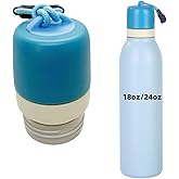Replacement Lid Compatible with Owala FreeSip Twist Insulated Stainless Steel 18oz 24oz Water Bottle (Sky Blue)