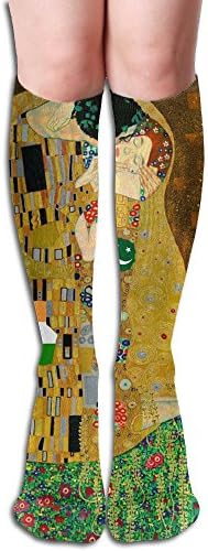 Gustav Klimt The Kiss Women's Fashion Knee High Socks Casual Socks