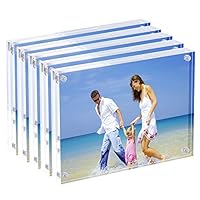 AMEITECH Acrylic Picture Frames, 4x6